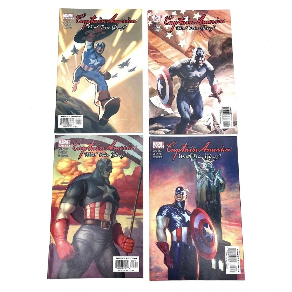 Captain America: What Price Glory #1-4 Complete Set Marvel 2003 Modern Age